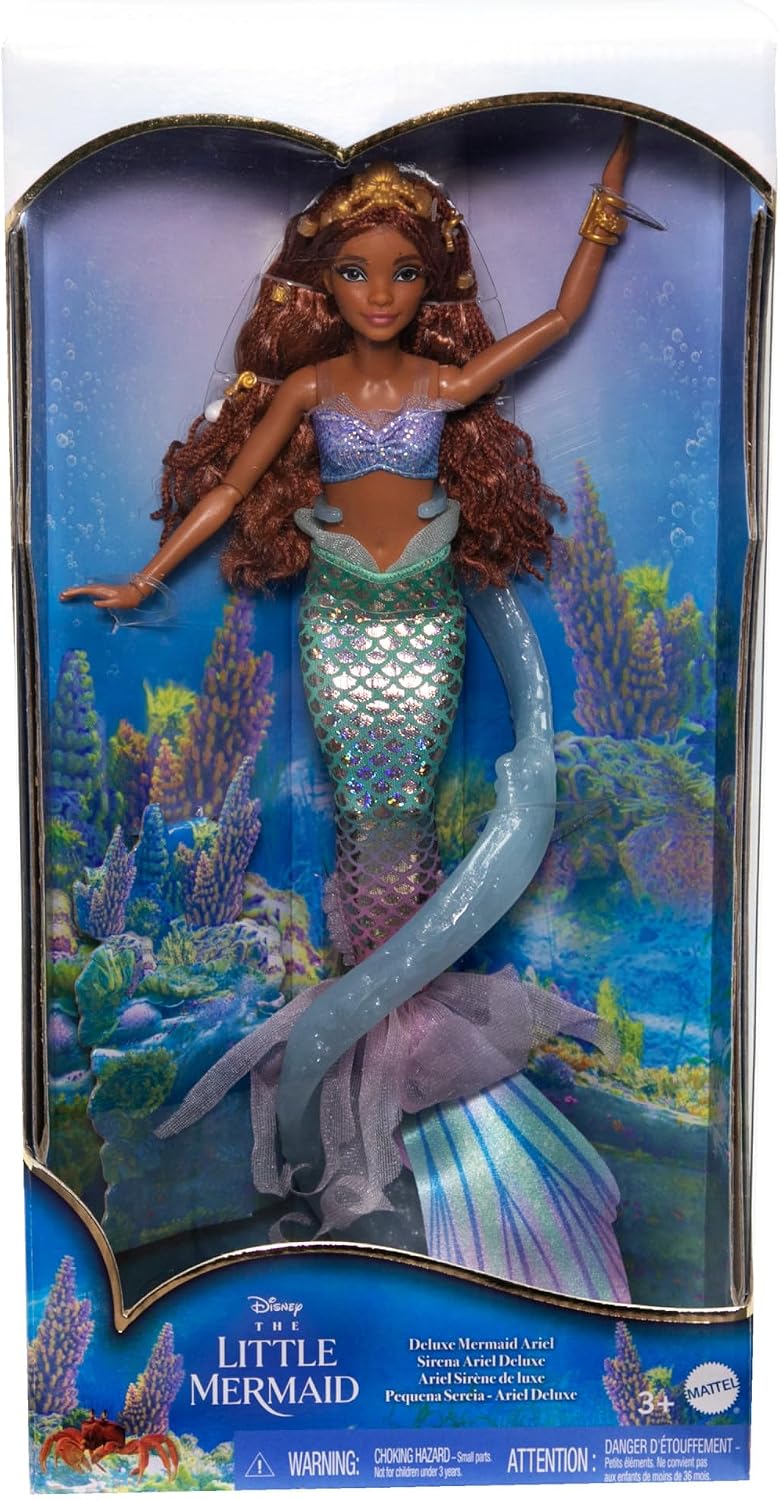 Thumbnail 5 de Mattel Disney Arielle Deluxe-Meerjungfrauenpuppe 3+