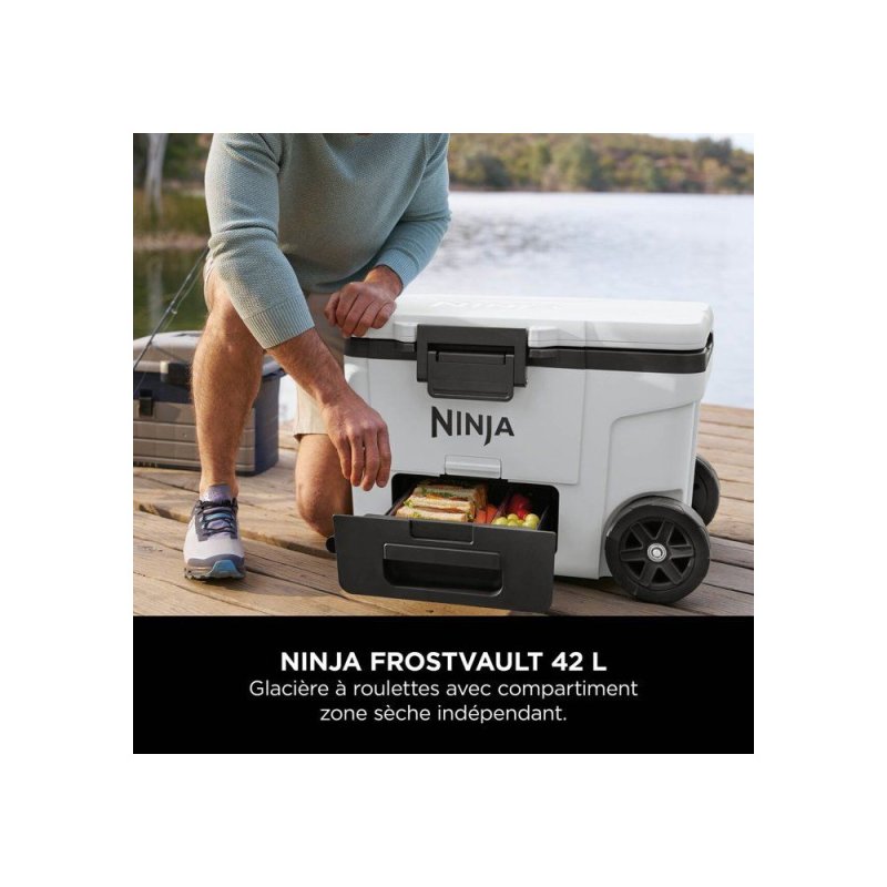 Thumbnail 3 de Ninja Frostvault 42 L: Nevera portatil rodante con zona seca y fría a 4,5 °C