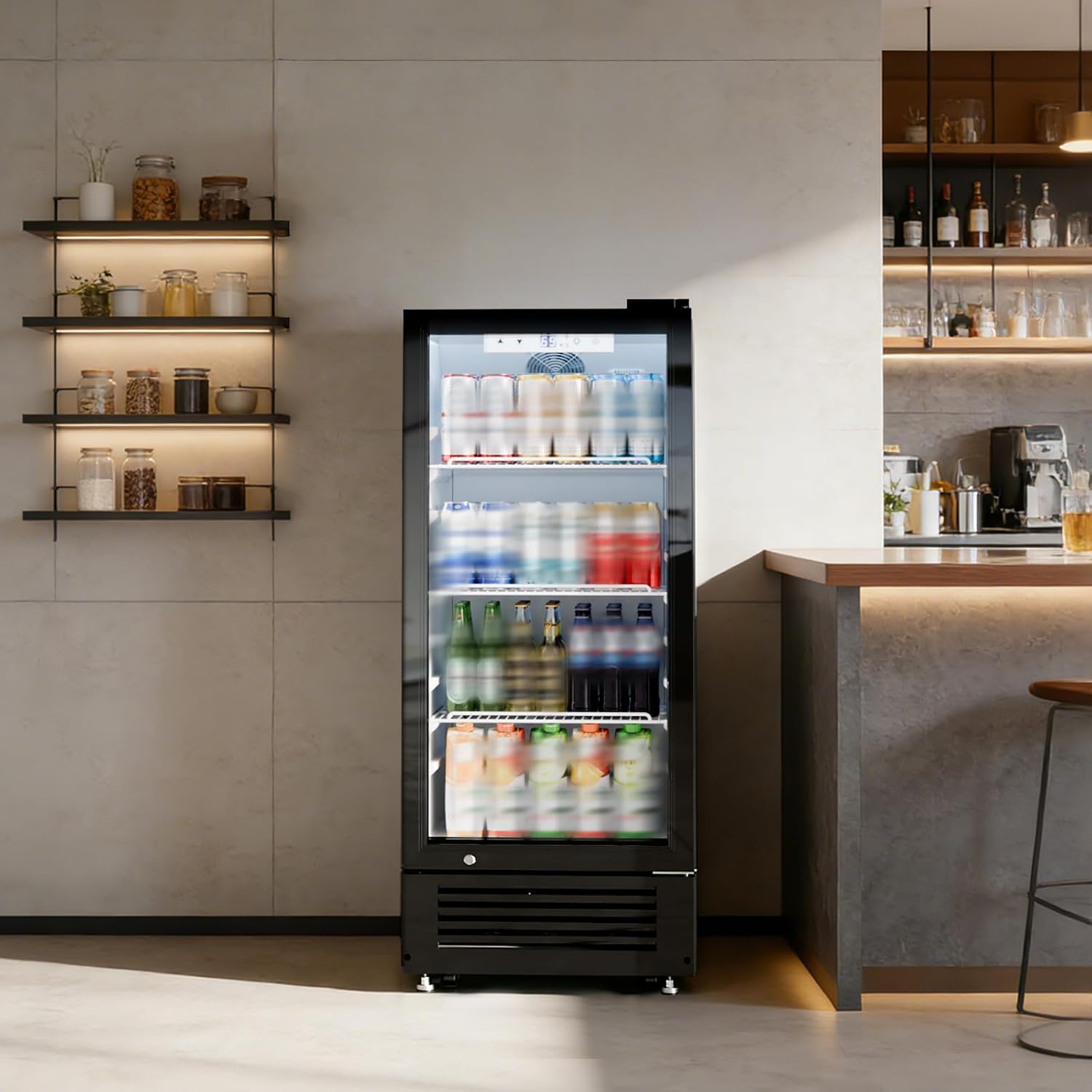 Thumbnail 5 de Kismile LSC-170E 6 Cu. Ft. Beverage Refrigerator with Glass Door