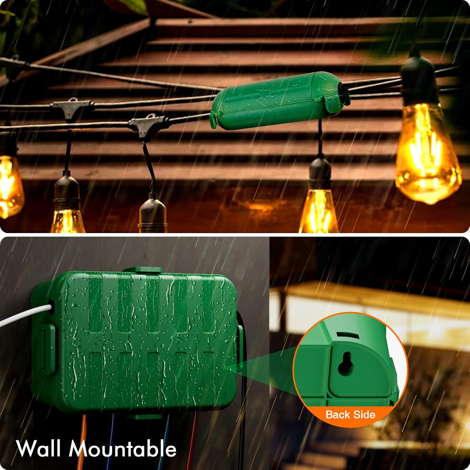 Detalle 1 de Restmo O-ECC-3 Outdoor Electrical Box Set, IP54, 1 Extra-Large + 4 Small Covers