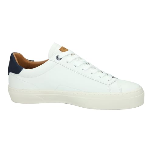 Detalle de Pepe Jeans Zapatillas de Piel para Hombre PMS30930 – talla 40, color White
