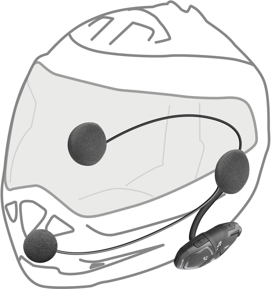 Thumbnail 6 de INTERPHONE ACTIVE HD - Doppio: Interfono casco moto con audio stereo 40 mm, autonomia 15h, 1 km e IP67