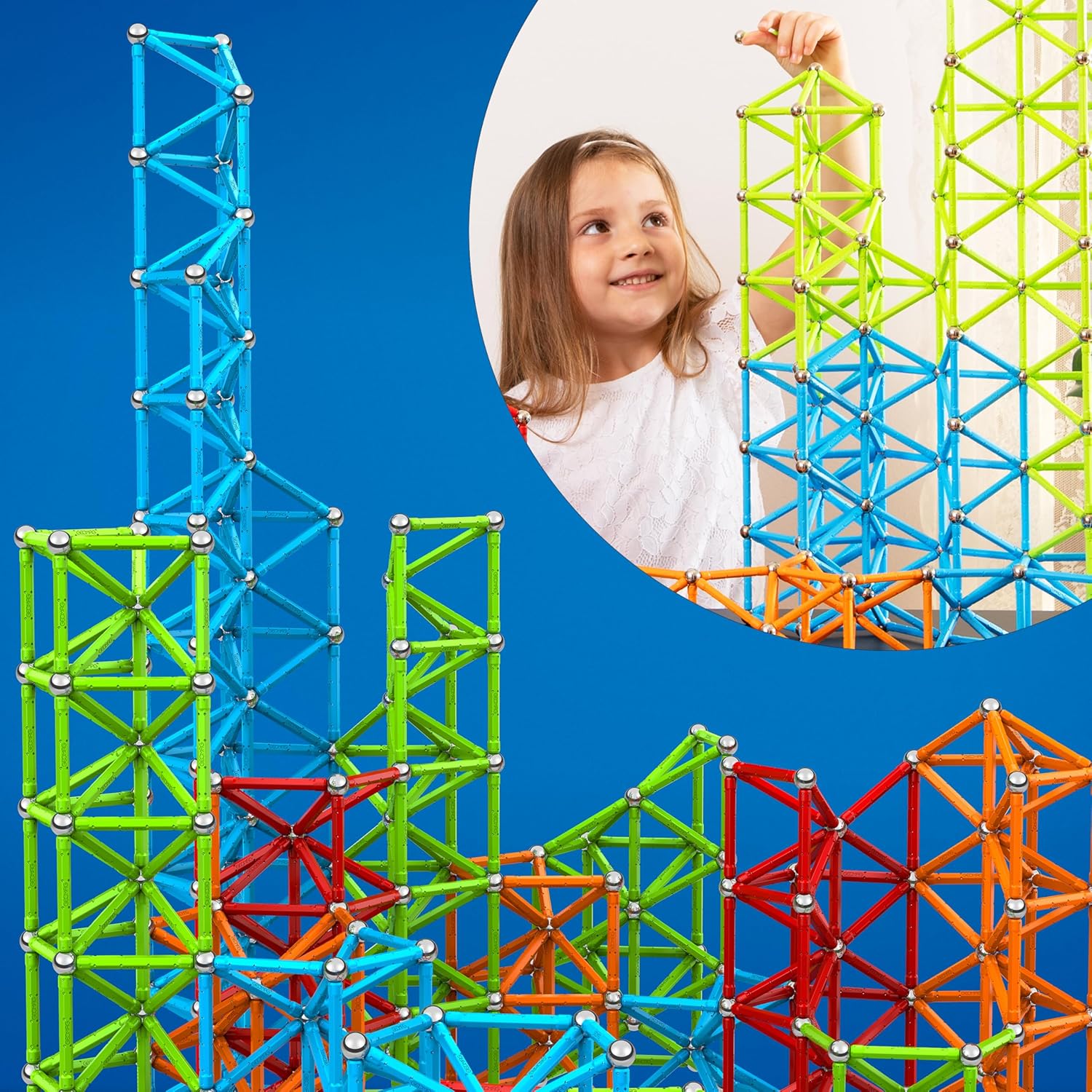 Thumbnail 6 de Geomag Rainbow 72 Teile – Magnetisches Konstruktionsspielzeug