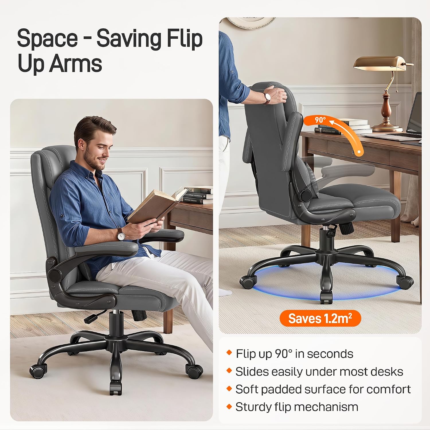 Detalle de Office Chair with 300-Pound Capacity