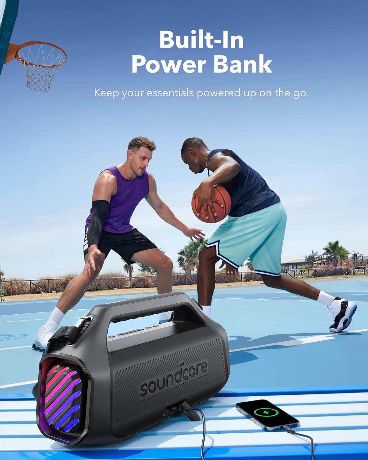 Thumbnail 6 de Soundcore A3134 Boom 2 Plus Portable Bluetooth Speaker, 140W, IPX7