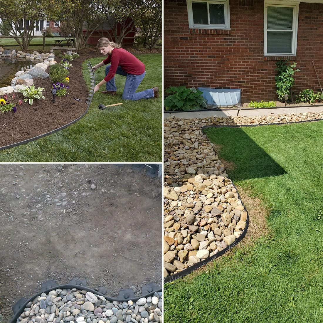 Thumbnail 4 de 10M garden edging border, extra tall 4IN