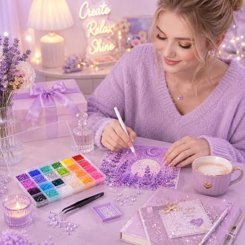 Thumbnail 6 de Lakudayy 28 Colors Resin Jelly Rhinestones Bedazzling Kit – 30,000 Pcs, 3mm Flat Back Gems with Tweezers and Pick-Up Pen