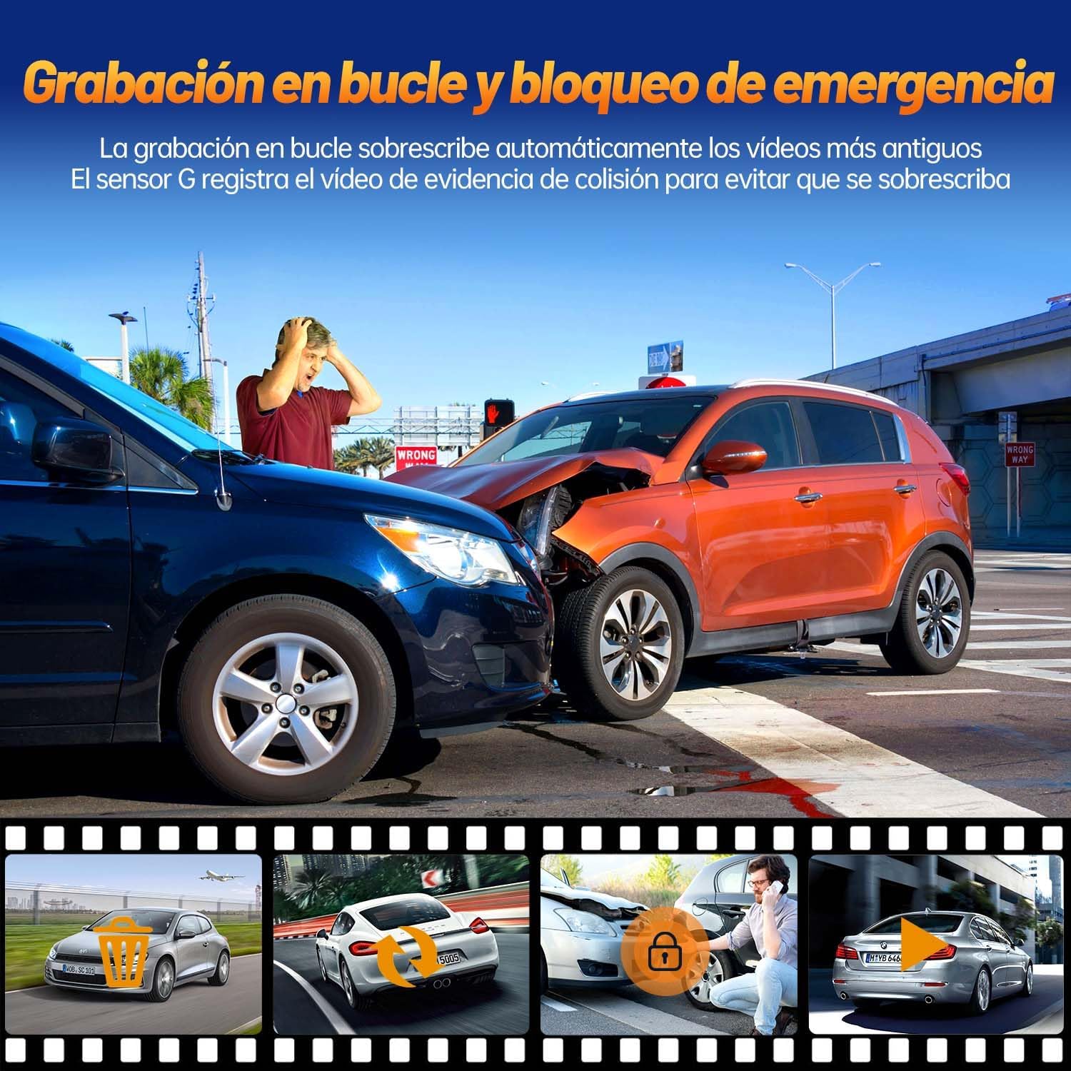 Detalle de Volam 1080P Dash CAM 64 GB