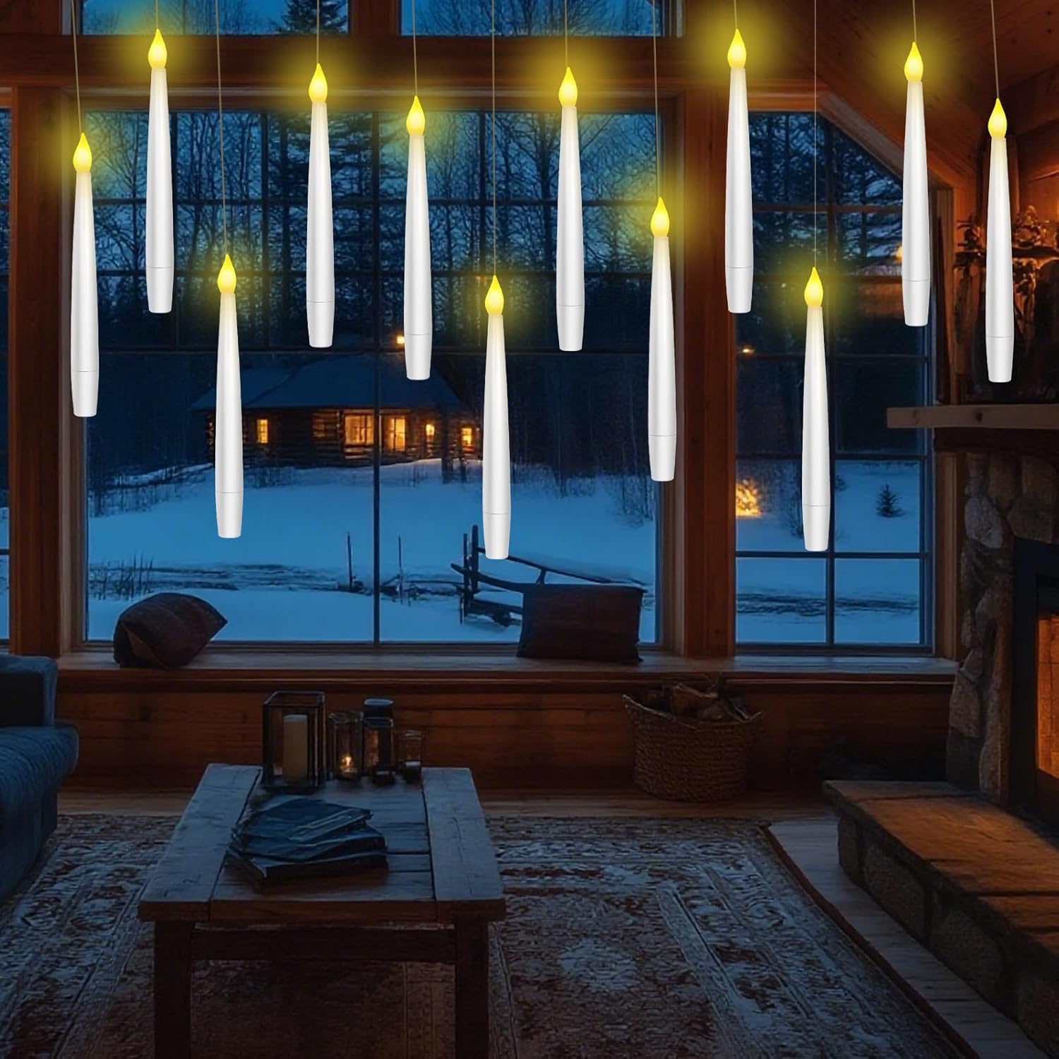 Thumbnail 5 de Aptliton Floating Candles 12pc 6H Timer