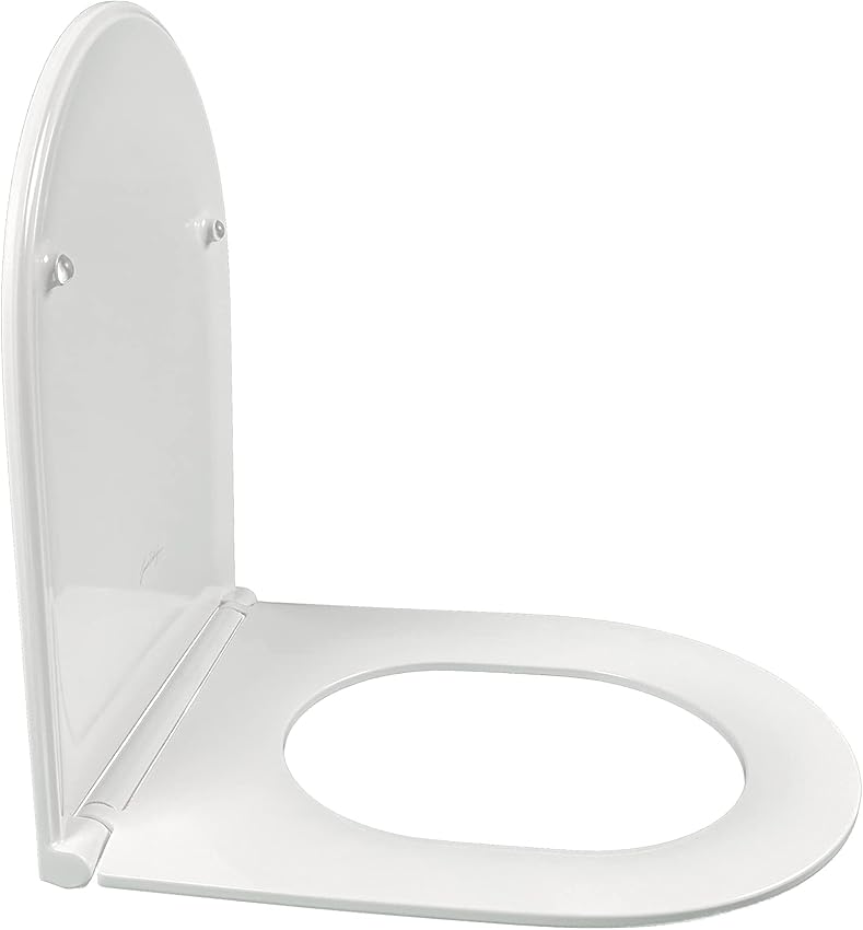 Thumbnail 2 de Jacob Delafon Rodin+ E23280 asiento extra‑plano  descenso progresivo desmontable blanco 🚽
