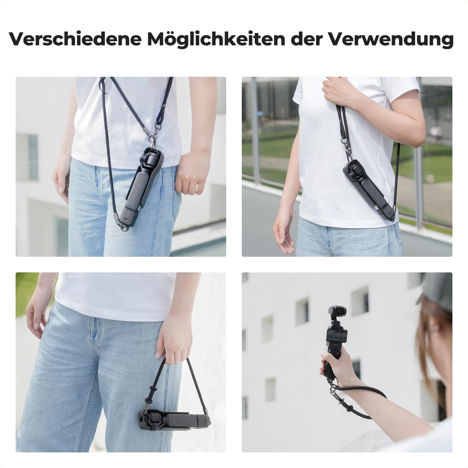 Thumbnail 3 de K&F CONCEPT Schwarzes Schlüsselband für Osmo Pocket 3 35 cm