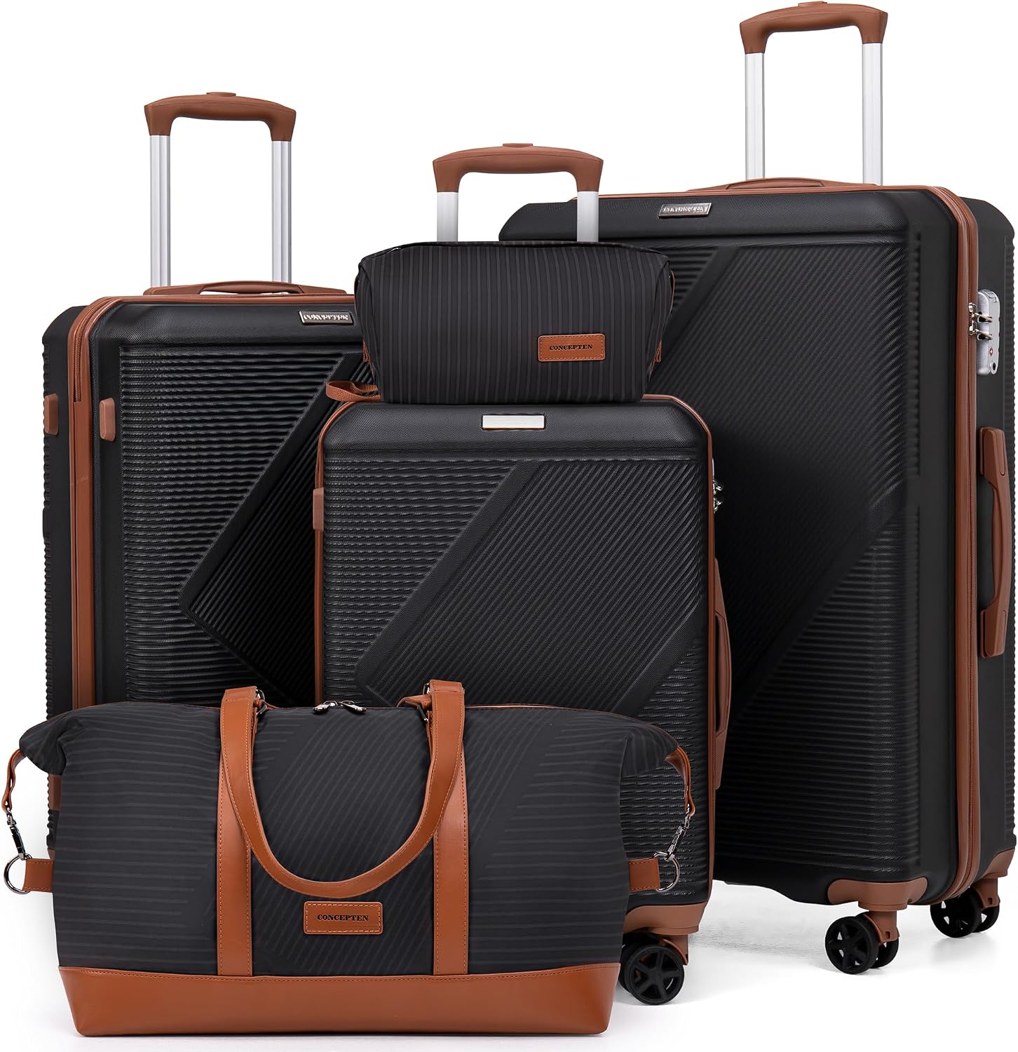 Thumbnail 5 de CONCEPTEN 5-piece lightweight luggage set with TSA lock