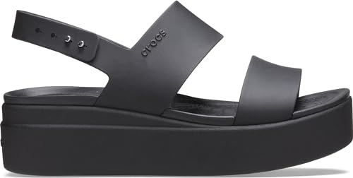 Thumbnail 4 de Crocs Mujer Brooklyn Low Wedge Sandalia en Negro - comodidad con cuña discreta