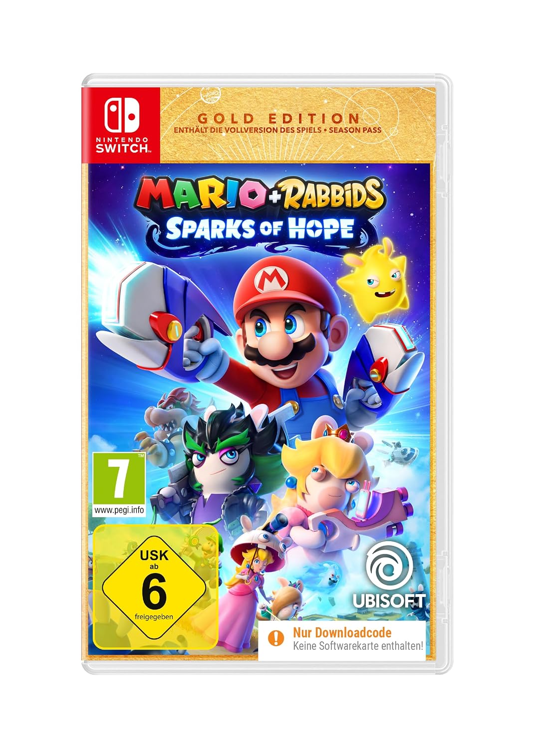 Detalle de Mario + Rabbids Sparks of Hope – Gold Edition (Code in a box) für Nintendo Switch
