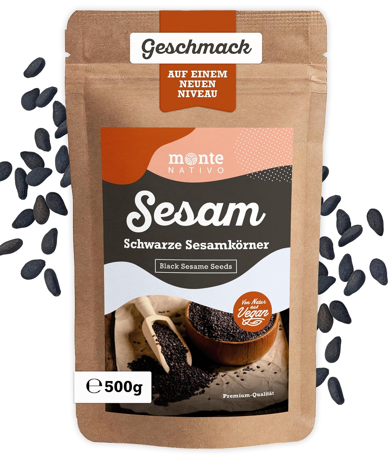 Thumbnail 6 de Sesam Monte Nativo (500 g) – Weiße Sesamkörner für Sushi, Avocado-Topping und mehr