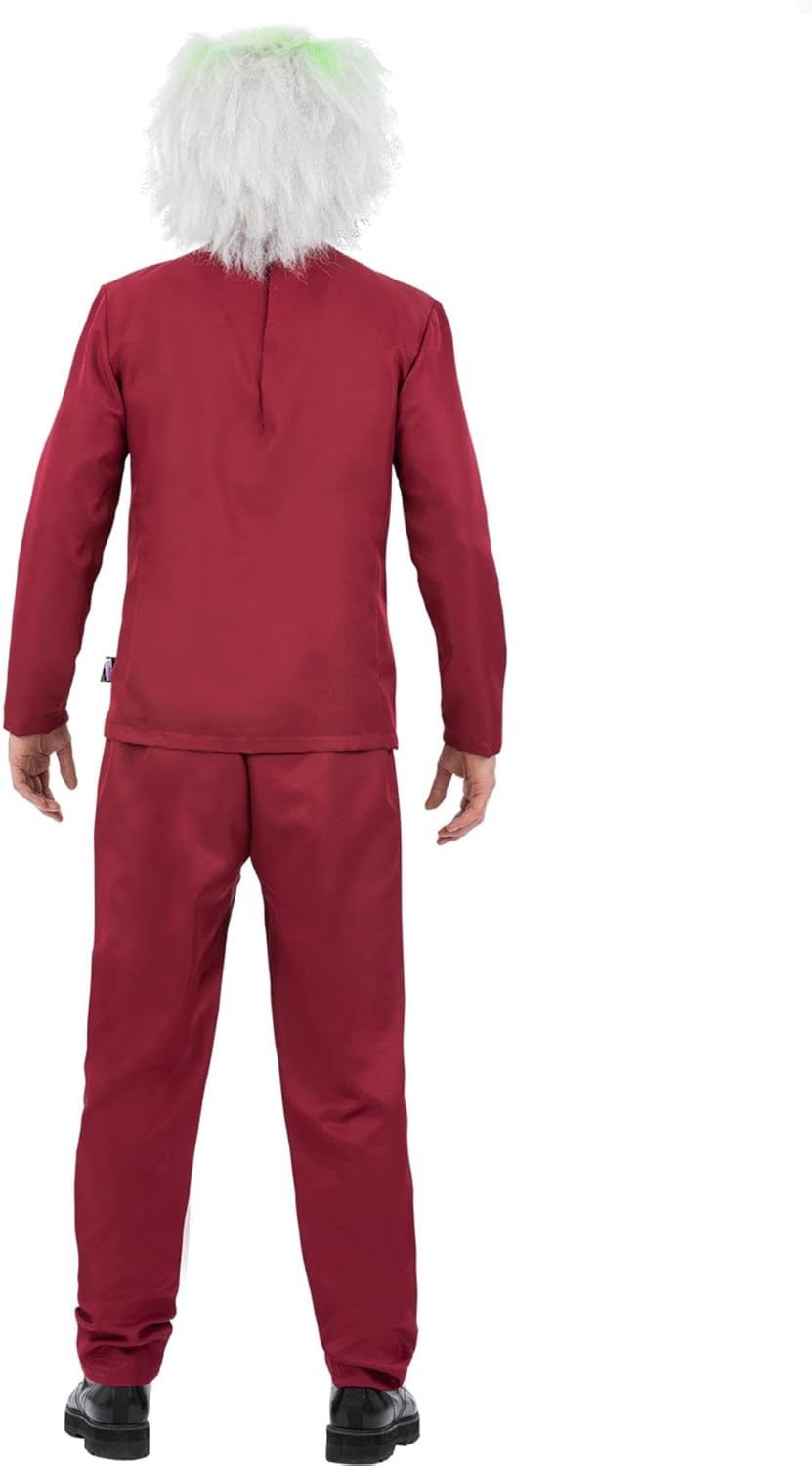 Thumbnail 2 de Smiffys Beetlejuice Groom Erwachsenen-Kostüm mit roter Jacke, Hemd-Imitat, Weste, Fliege & Hose