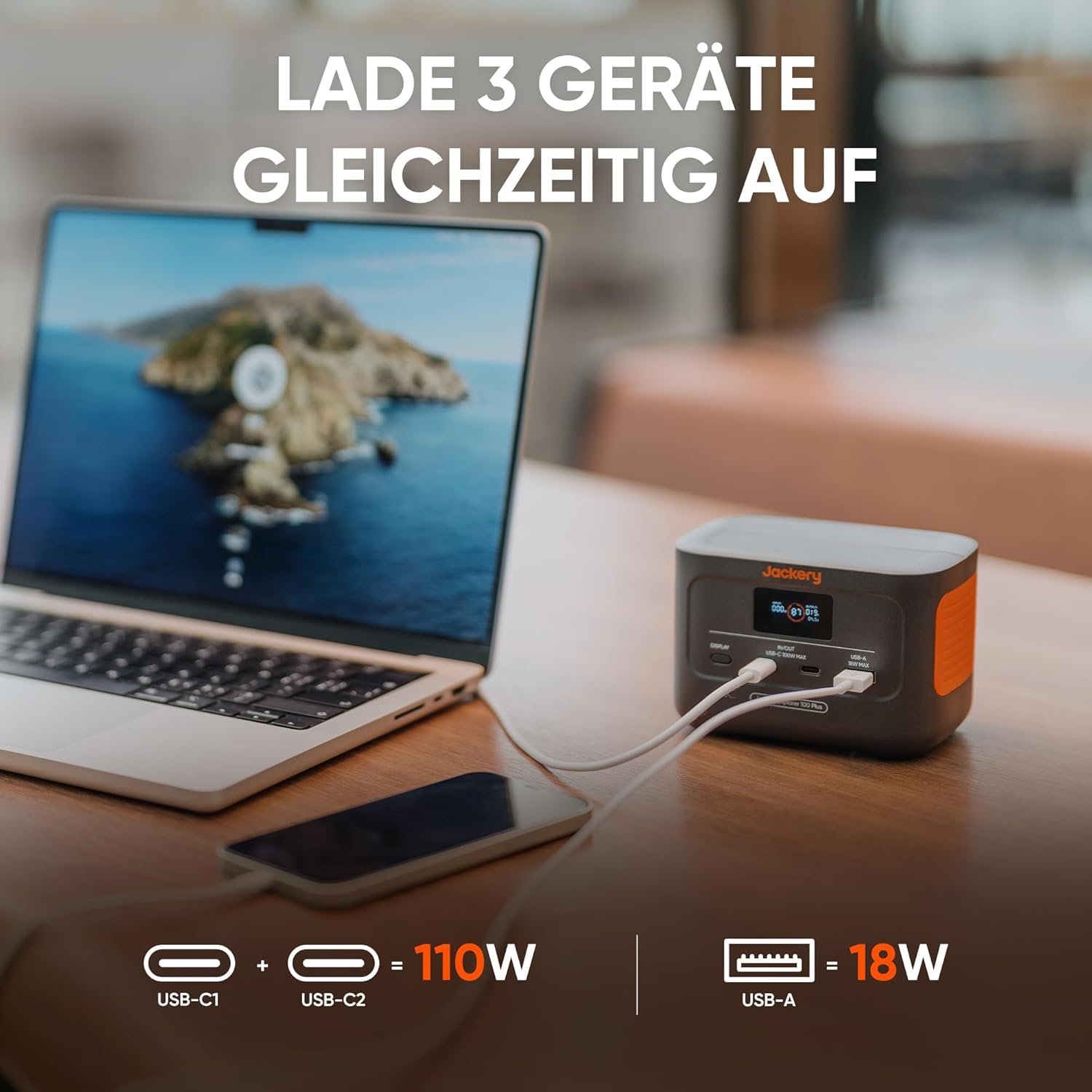 Thumbnail 1 de Jackery Explorer 100 Plus 99Wh Powerstation