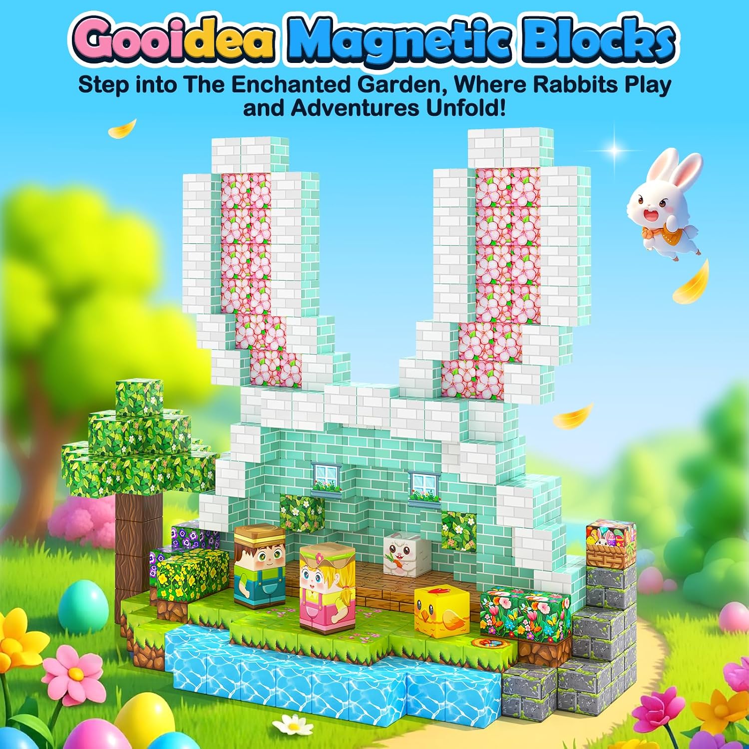 Thumbnail 1 de Magworld 108PCS Magnetic Building Blocks 1 in