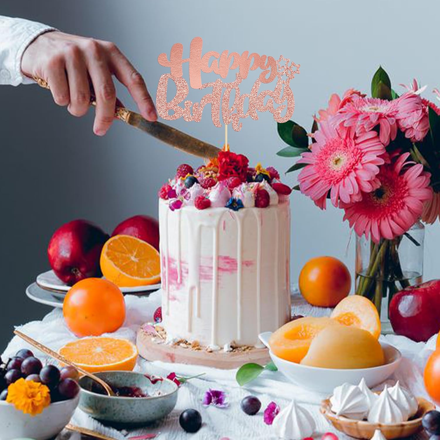 Detalle de Ephlyn Cake Topper, Rose Gold