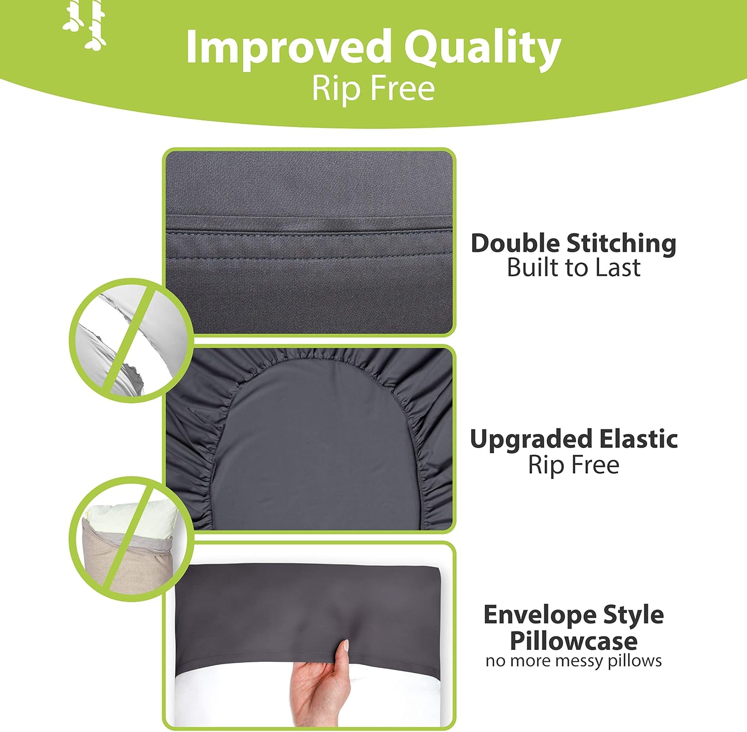 Thumbnail 6 de BAMPURE Bamboo Sheets, King