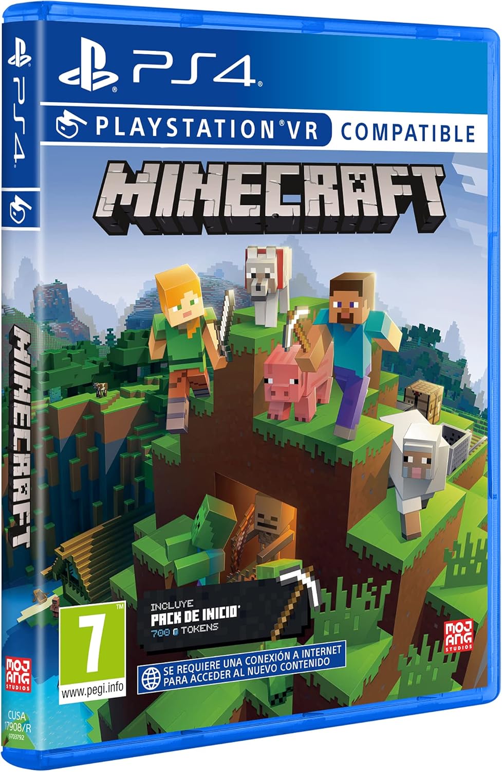 Detalle de Sony Playstation Minecraft Starter Col compatible VR — One Size