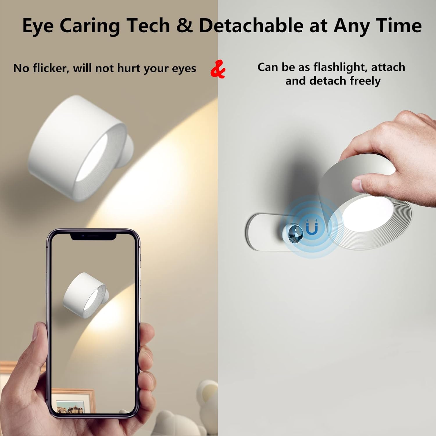 Detalle 2 de Coollamp LED Wall Light 360° Rotate