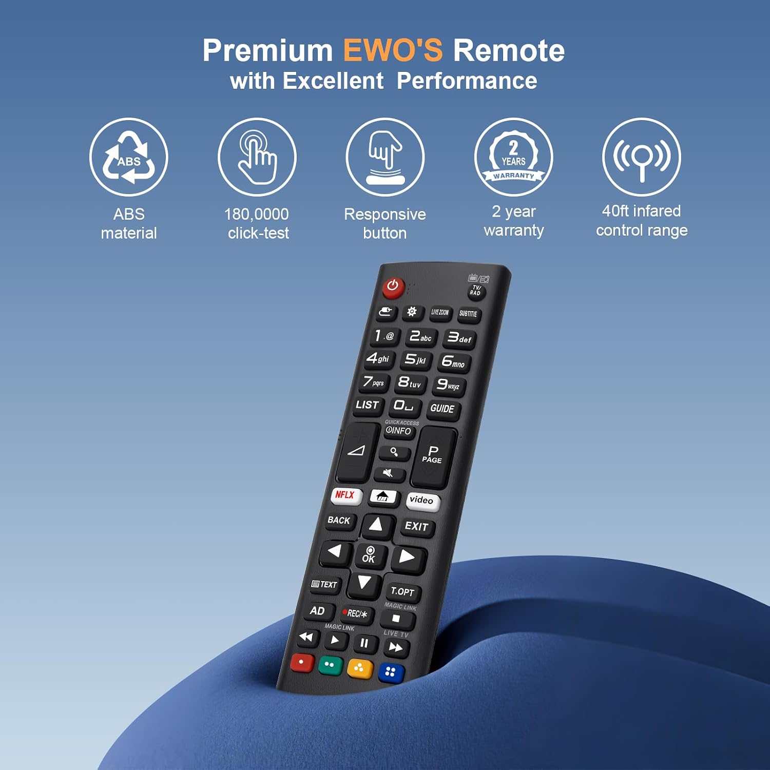 Thumbnail 5 de LG AKB75095308 Universal Remote for 4K Smart TVs