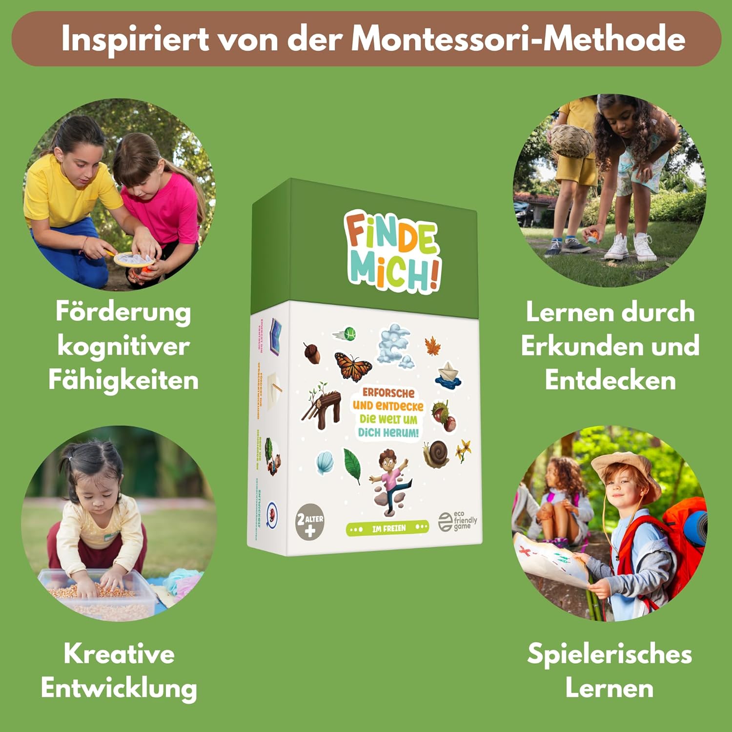 Thumbnail 5 de Finde Mich! Im Freien – Suchspiel & Entdeckerkarten für Kinder 2–8 Jahre von Oh Happy Games