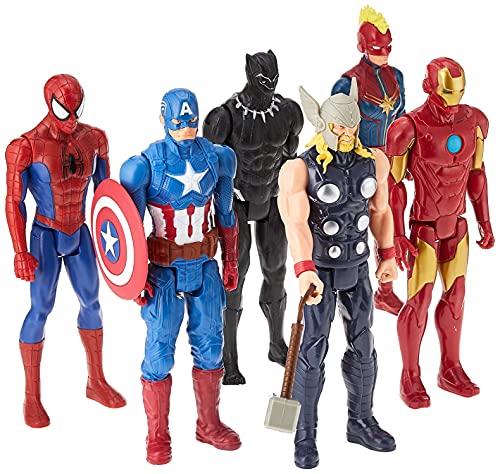 Detalle de Hasbro Marvel Titan Hero Series - Multipack 6 Figuras 🦸