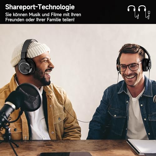 Thumbnail 5 de syndesmos Over Ear Kopfhörer mit Kabel – 50 mm Treiber, DJ/Studio Kopfhörer