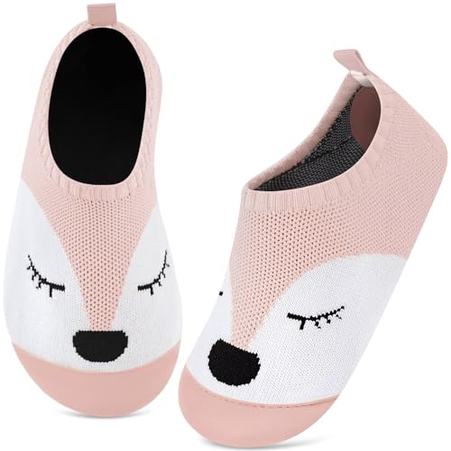 Detalle de Kyopp Enfants Chaussons Garçons et Filles Respirants — Chaussons Doux Antidérapants pour Renard Rose 28/29 EU