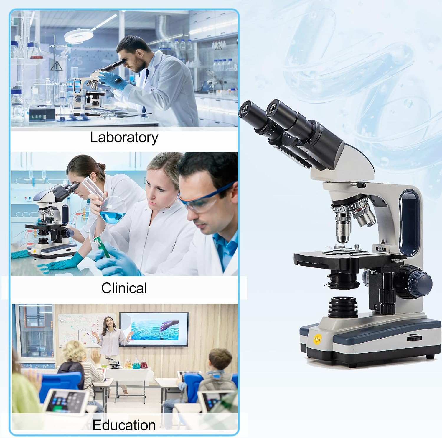 Thumbnail 5 de Swift SW350B Binocular Compound Microscope