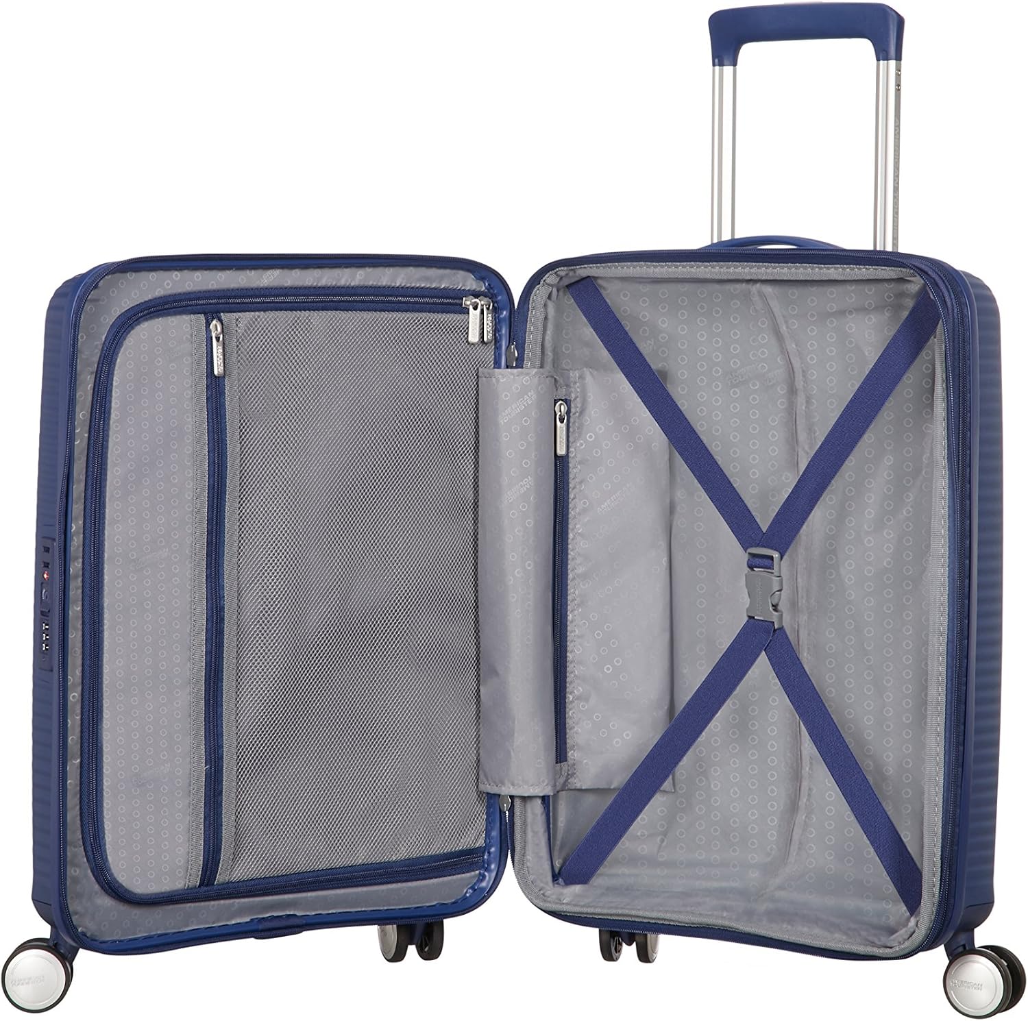 Detalle 1 de American Tourister Soundbox Spinner S ✈️ Equipaje de Mano 55cm Azul