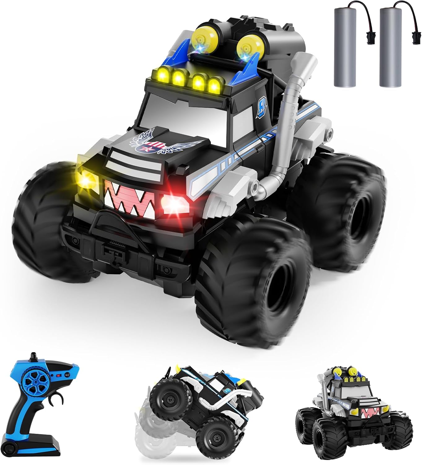 Detalle de Dysaim Monster Jam Cars Coche Teledirigido 4x4 18,8 cm