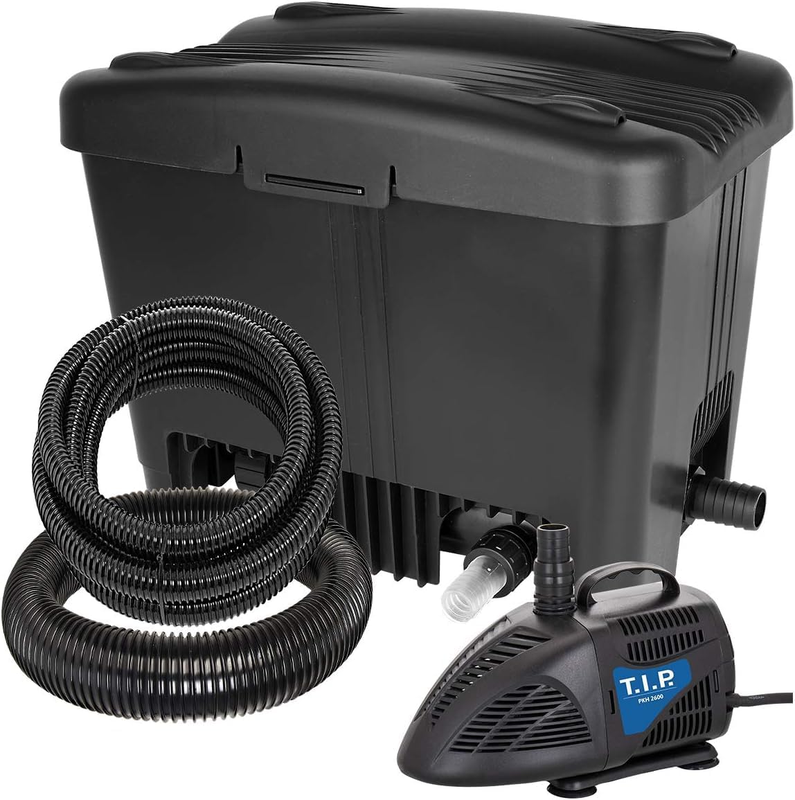 Detalle de TIP WDF 10000 UV: Filtre de Bassin Extérieur avec UV-C 11 W et Pompe VORTEX 55 W pour étangs jusqu’à 10000 L