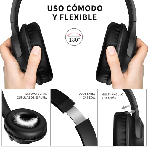 Thumbnail 6 de KVIDIO Supraaurales Bluetooth 65 horas