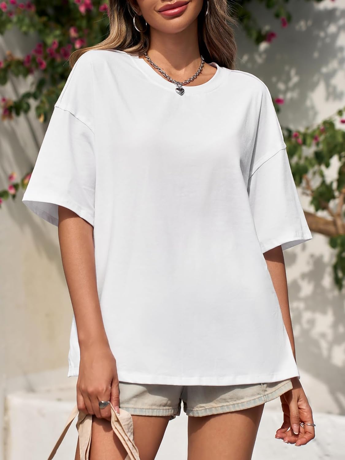 Thumbnail 1 de Tankaneo Womens Oversized Tshirts Loose Fit