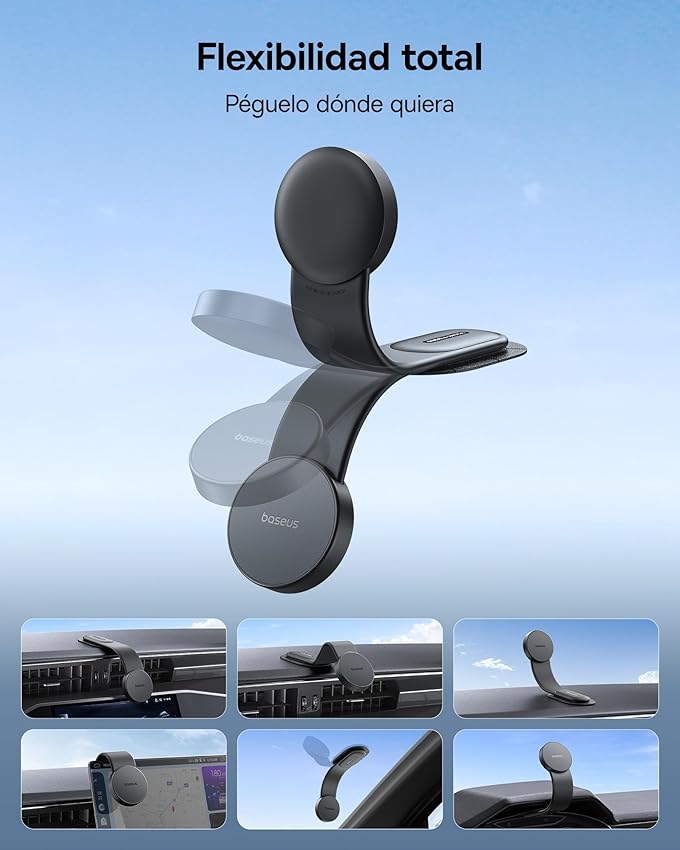 Thumbnail 4 de Baseus C02 Soporte Magnético para Coche 🚗 Compatible con iPhone y Samsung