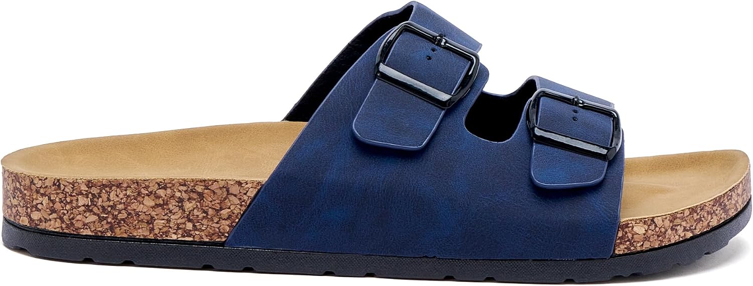 Detalle de JOMIX MCX250058 ciabatte da uomo estive con suola in sughero e plantare ammortizzato antiscivolo