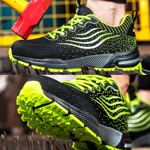 Thumbnail 1 de CYKYGGO Scarpe Antinfortunistiche da Uomo/Donna Verde EU 46: leggerezza, sicurezza e versatilità
