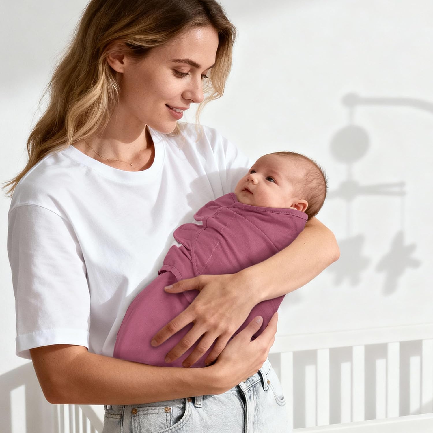 Detalle 2 de GLLQUEN BABY Girl Swaddles 0-3 Months 3-pack