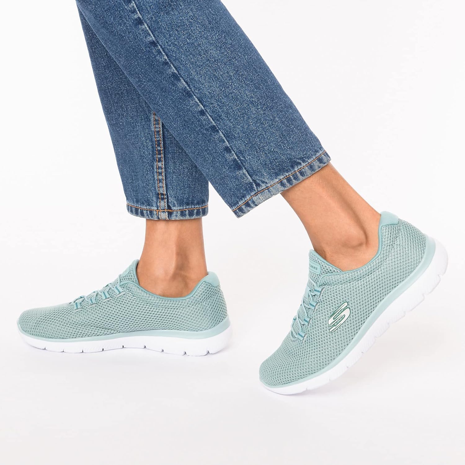 Thumbnail 1 de Skechers Damen Summits 6404199000 Turnschuhe – leichter Komfort mit elastischen Schnürungen