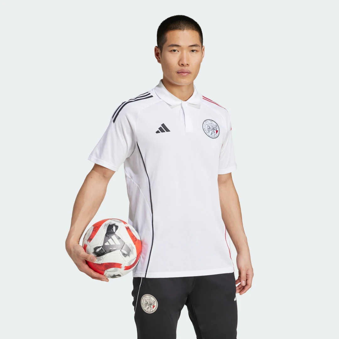 Thumbnail 2 de Adidas Polo Ajax Tiro 25 Competition – polo deportivo blanco para entrenamiento y look casual