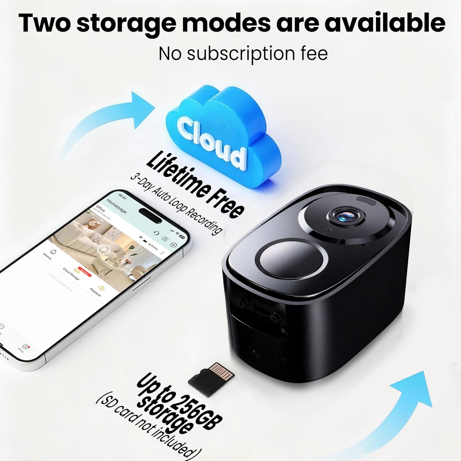 Thumbnail 2 de 2026 Enhanced 2K UHD Wireless Outdoor Camera