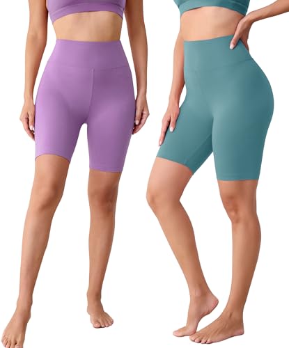 Detalle 2 de VALANDY Creamlush 8" High Waisted Cycling Shorts for Women
