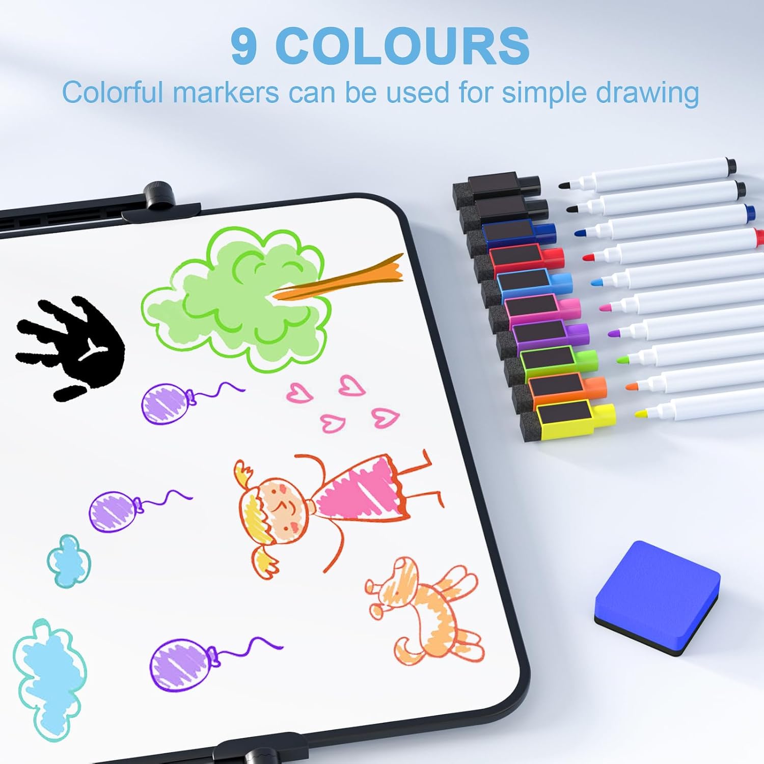 Detalle 2 de Nicpro Dry Erase Whiteboard A4 21x30cm