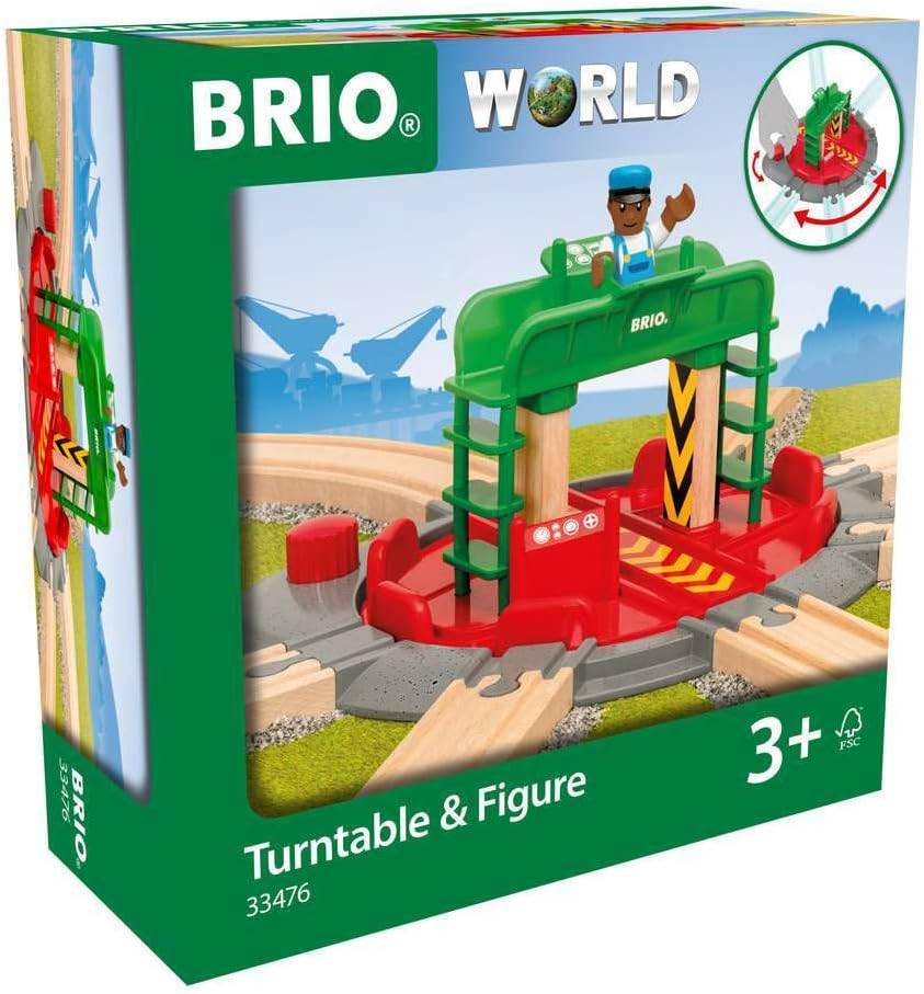 Thumbnail 2 de Brio World 33476 Plaque tournante et personnage pour circuit de train en bois (dès 3 ans)
