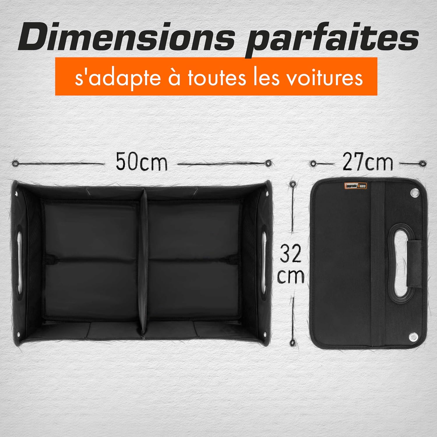 Thumbnail 4 de upgrade4cars Organisateur de coffre pliable