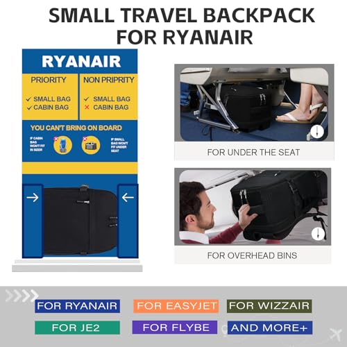 Thumbnail 1 de Mochila Hayayu de viaje cabina 40x30x20 para Ryanair y aerolíneas europeas