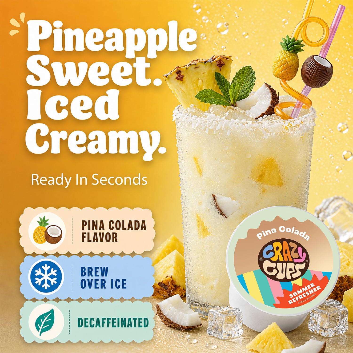 Detalle 2 de Crazy Cups Iced Drink Mix Pods 20 Count